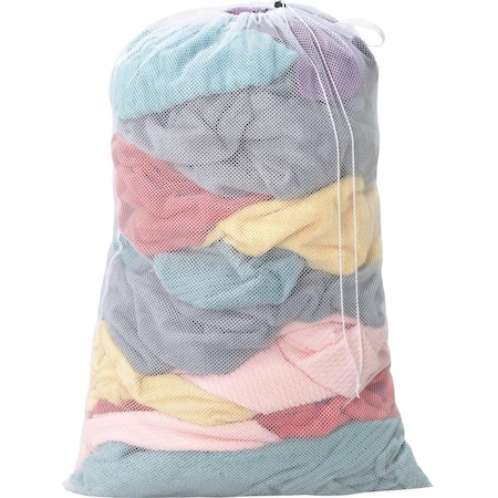 Whitmor 24 In. x 36 In. White Mesh Laundry Bag 6368-7300-WHT